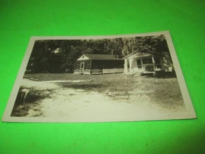 RPPC CAMPAMENTO BAUTISTA MANDEVILLE LOUISIANA FOTO REAL POSTAL matasellado 1947 - Imagen 1 de 2