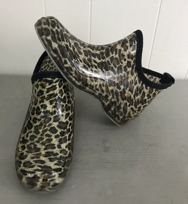 Capelli New York Para Mujer Sin Cordones Leopardo Tobillo Lluvia Jardín Botas Zapatos Talla 6 Foto 1 de 4