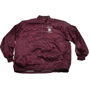 Duluth Lacrosse Jacket Mens 2XL Maroon Pullover Quarter Zip Made USA Boathouse - Picture 1 of 9