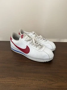Nike Classic Cortez Forrest Gump Herren Größe 8,5 US 819719-103 Rot Weiß Leder - Bild 1 von 7