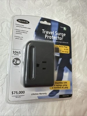 BELKIN Travel Surge Protector F9H220 Hidden Swivel Plug - NIP  - Image 1 of 4