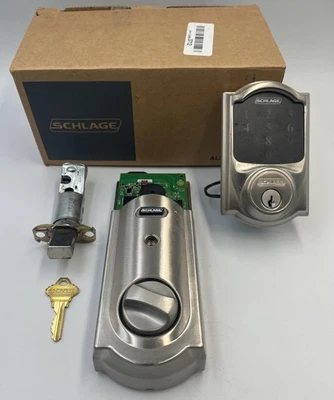 SCHLAGE BE469ZP CAM 619 Connect Smart Deadbolt - Satin Nickel** - Image 1 of 4