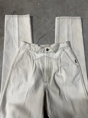 Vintage Rocky Mountain High Rise Beige Denim Jeans Western Rockies Women's 29/9 - Image 1 of 4
