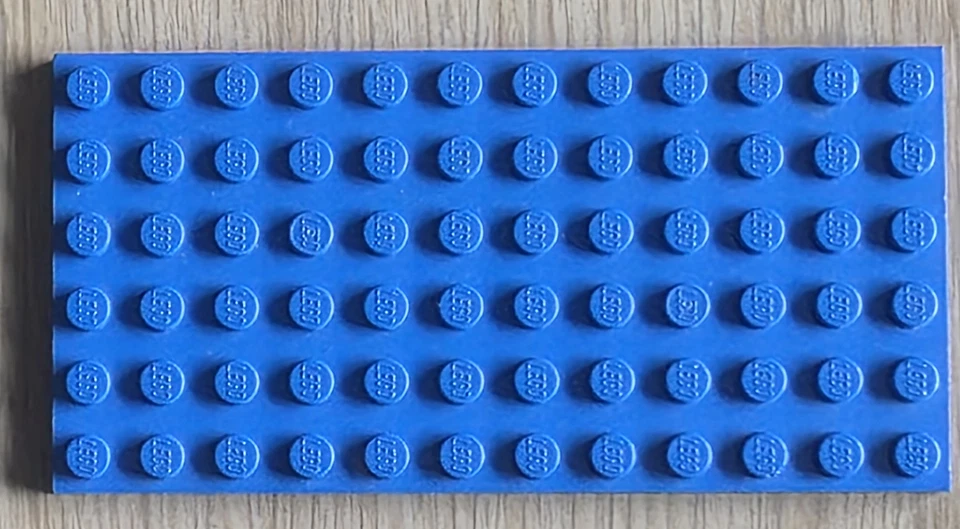 Lego Platte 3028 Bauplatte Grundplatte blau 6x12 Zubehör Basic - Bild 1 von 1