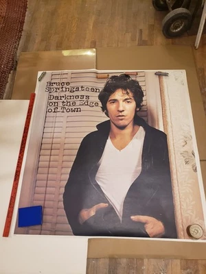 Bruce Springsteen Darkness On The Edge Of Town Huge Original Promo Poster 42X44" - Image 1 of 4