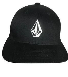 Volcom Stone Youth Flexfit Black Hat EUC - Picture 1 of 10