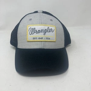 Wrangler Hat Retro Trucker Mesh Rope Snapback Cap Rodeo - Picture 1 of 5