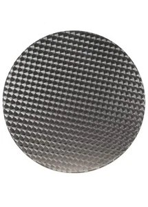 32" Round Stainless Steel Cocktail Table Top with Metal Edge by Chivari - Picture 1 of 5