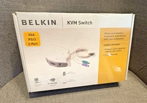 Interruptor KVM externo Belkin F1DK102P 2 puertos PS/2 - Imagen 1 de 4