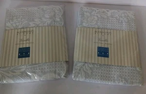 Bloomingdales At Home Gisella 100% Cotton Matelasse Standard Pillow Shams - Picture 1 of 11