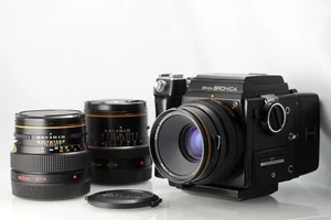 Zenza Bronica SQ 6x6 80mm f2.8+50mm+150mm+Grip in Good Condition Without Box - Imagen 1 de 14