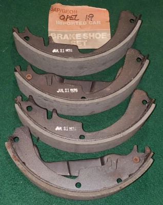 Juego Zapatas Freno Traseras Opel 1.9l Opel GT Manta Kadett B Ascona Foto 1 de 2
