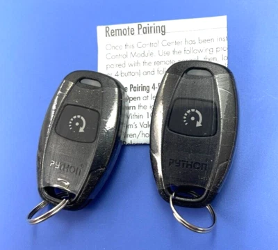2x NEW PYTHON EZSDEI471H 7111P 1-BUTTON REMOTE START TRANSMITTER FOB - Image 1 of 2