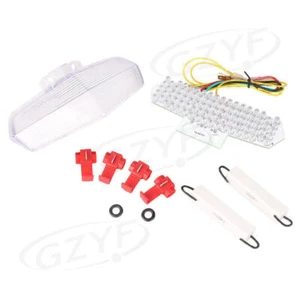 Clear LED Rear Tail Light Turn Signal Light Fit Ducati 749 999 Multistrada 02-07 - Picture 1 of 9