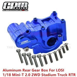 GPM Aluminum Rear Gear Box For LOSI 1/18 Mini-T 2.0 2WD Stadium LOS212017 - Picture 1 of 10