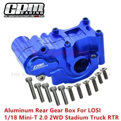 GPM Aluminum Rear Gear Box For LOSI 1/18 Mini-T 2.0 2WD Stadium LOS212017 - Image 1 of 3