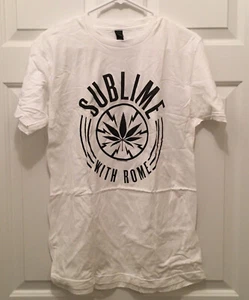 Neu Sublime With Rome Konzert Musik Tour weiß schwarz T-Shirt Medium - Bild 1 von 2