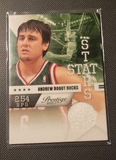 2010-11 Prestige - Stat Stars Materials #20 Andrew Bogut /249 (MEM)