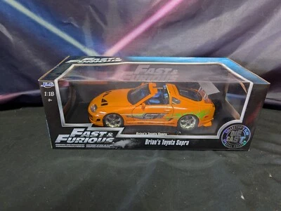 Fast & Furious Jada Die Cast Special Edition 1:18 Brian’s 1995 Toyota Supra 2016 - Image 1 of 4