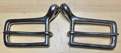 HARNESS TRACE BUCKLES LEADING EYE STAINLESS STEEL 1"1/2 - Image 1 of 2
