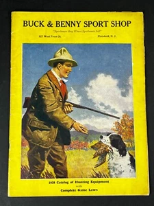 1928 Buck & Benny Sport Shop Plainfield NJ Hunting Guns Knives Equipment Catalog - Picture 1 of 24