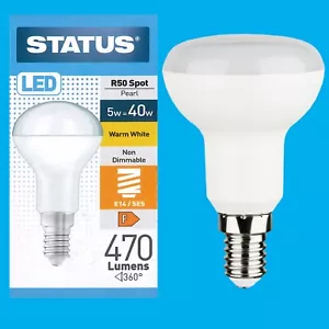 1x 5W (=40W) R50 Reflector Spotlight LED E14 SES Small Screw Light Bulb Lamp - Picture 1 of 3