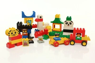 Lego DUPLO Basic Set Set 9061 Duplo Basic grüner Eimer - 66 Elemente 100% cmpl. - Bild 1 von 4