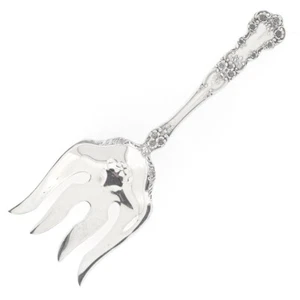 Gorham Buttercup Pattern Sterling Silver Large Pierced Fish Serving Fork - Picture 1 of 9