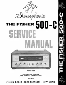 Fisher 500-C 500C stereophones Servicehandbuch - Bild 1 von 1