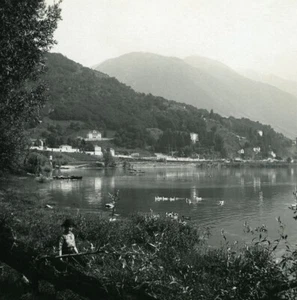 Schweiz Lago Maggiore Locarno bei Ravegna Possemiers Stereoview Foto 1900 - Bild 1 von 3