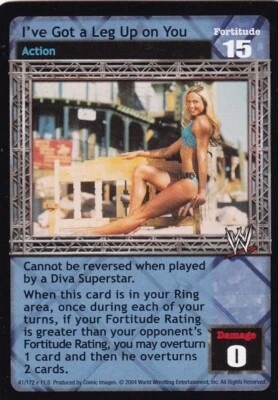 Stacy Keibler 2004 Comic Images WWE Raw Deal Divas Overload Card #41 I've Got A - Image 1 of 4