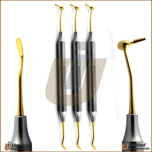 3Pcs Dental Restorative Tools CIG-6 Composite Cavity Filling Instrument Gold Tip - Picture 1 of 1