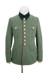WW2 German Heer M27 General Wool Piped Service Tunika Jacke I - Bild 1 von 3