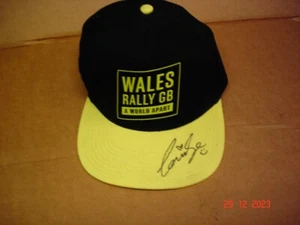 WRC Wales Rally GB Base Ball Cap Signed by Louise Cook British Female Rally Cham - Picture 1 of 3