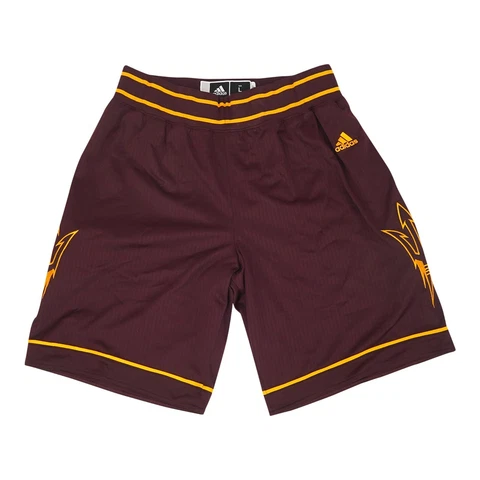 Arizona State Sun Devils Men's Primary Logo Maroon Basketball Performance Shorts Cover