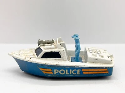 VINTAGE LESNEY MATCHBOX SUPERFAST POLICE BOAT - Image 1 of 4