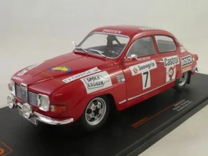 IXO Saab 96 V4 #7 Eklund Swedish Rally 1973 1/18 18RMC086B.20 - Foto 1 di 3