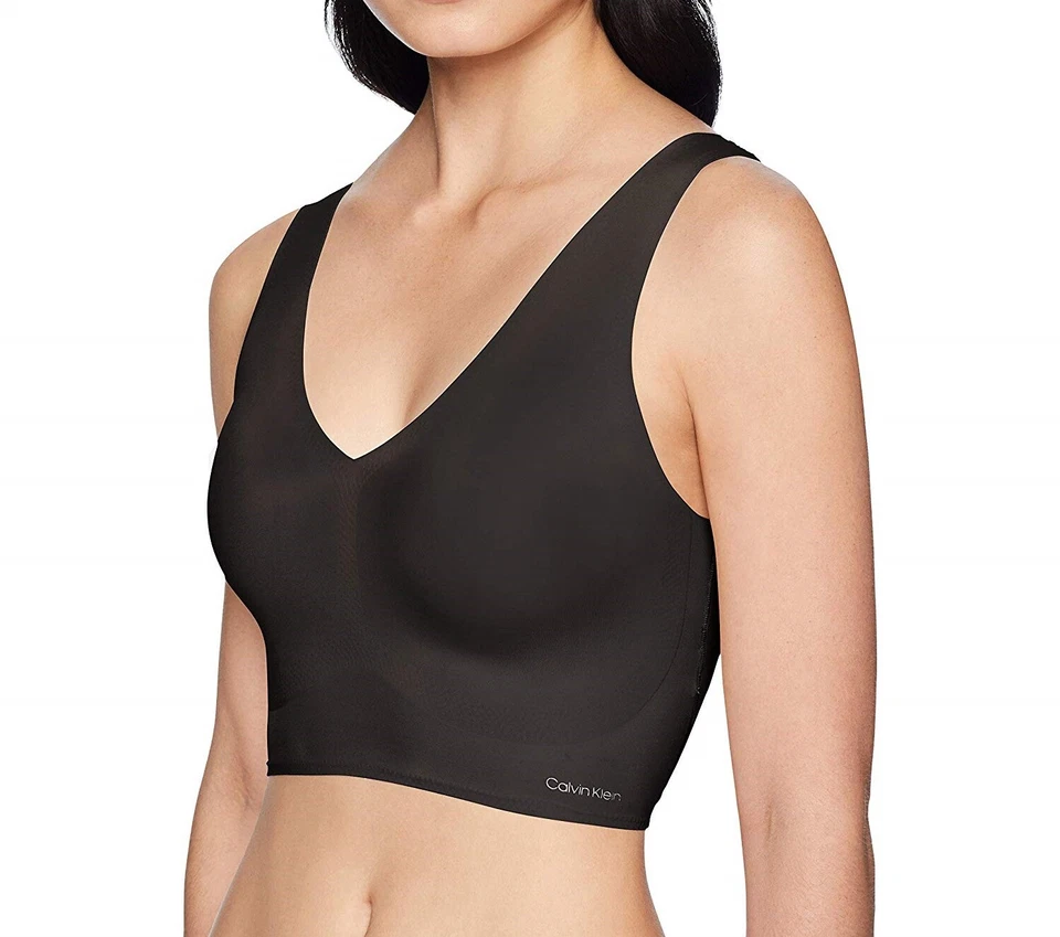 Sujetador bralette para mujer Calvin Klein invisibles ligeramente forrado cuello en V - QF4708 Foto 1 de 1