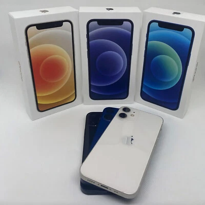 iPhone 12 Mini GUT Schwarz Blau Weiß Lila 64GB 128 GB 256 OVP ohne Simlock - Bild 1 von 4