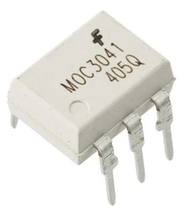 4 x Fairchild MOC3041M DC Input Zero Crossing Triac Output Optocoupler 6-Pin DIP - Picture 1 of 2