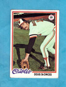 1978 Topps Baseball Card #9 Doug DeCinces Orioles