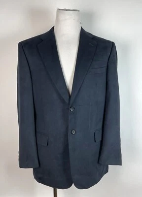 JEFFREY BANKS Men's Gray 2 Button Supra Suede Sport Coat Suit Jacket 42R - Image 1 of 4
