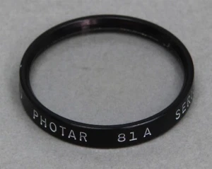 Series V 5 30mm Drop-In Filter TIFFEN Wratten 81A Amber Color Correction USA - Picture 1 of 1