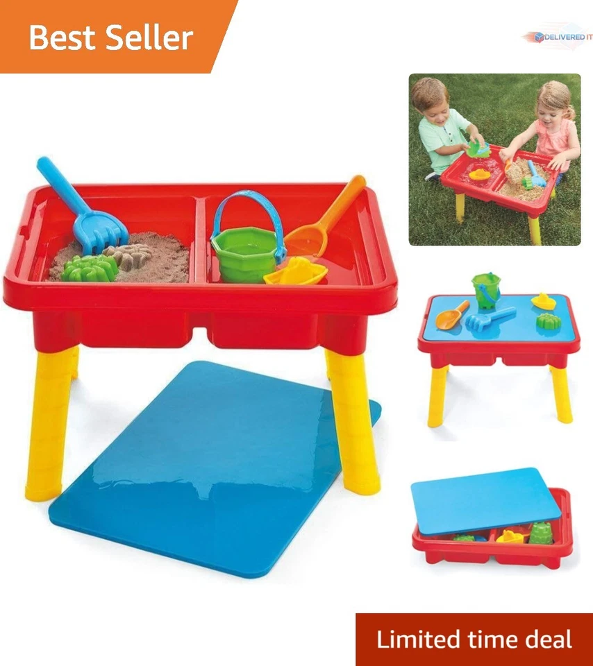Kidoozie Sand ‘n Splash Activity Table With Storage Compartment and Lid G02521