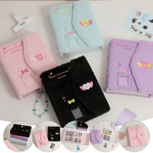 A5 Plush Photo Card Binder Kawaii Idol Cards Collect Book Album Card Storage - Picture 1 of 33