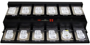 Systor 1:11 Flatbed SATA Hard Disk Drive HDD SSD Duplicator Sanitizer 36GB/Min - Picture 1 of 9