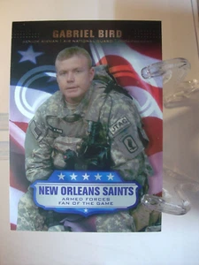 2008 Topps Armed Forces Fans of the Game #AFF-GB Airman Gabriel Bird (94060) - Bild 1 von 2