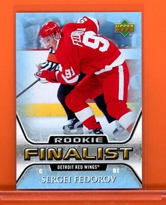 🏒 2004-05 Upper Deck NHL FINALIST #72 Sergei Fedorov DETROIT Red Wings