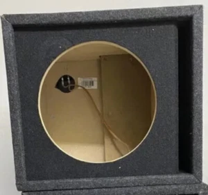 NEW fierce Car Audio Single 10" Vented Subwoofer Stereo Sub Box Ported Enclosure - Picture 1 of 12