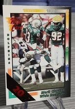 Mark Clayton 1992 Wild Card 20 Stripe #19 Miami Marlins